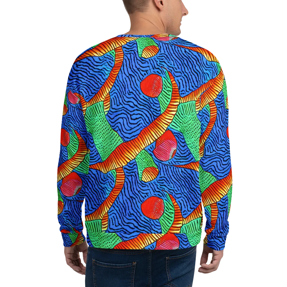 Molten Maze on Sweatshirt — Back