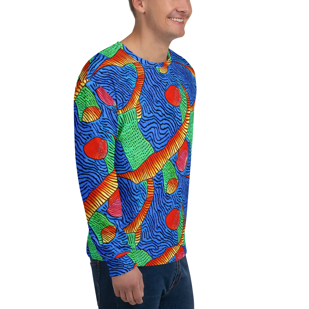 Molten Maze on Sweatshirt — Right Front