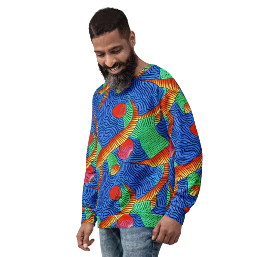 Molten Maze on a Sweatshirt