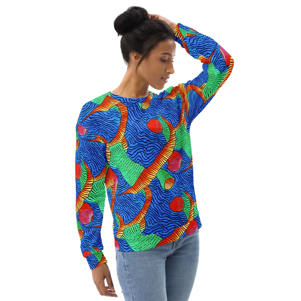 Molten Maze on Sweatshirt — Right Front