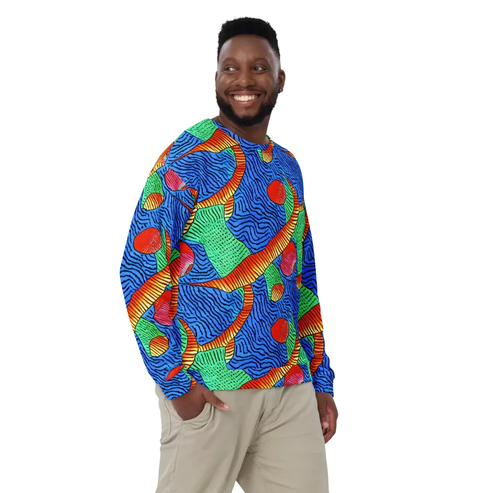 Molten Maze on Sweatshirt — Front