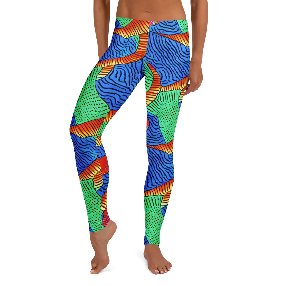 Molten Maze on Leggings — Front
