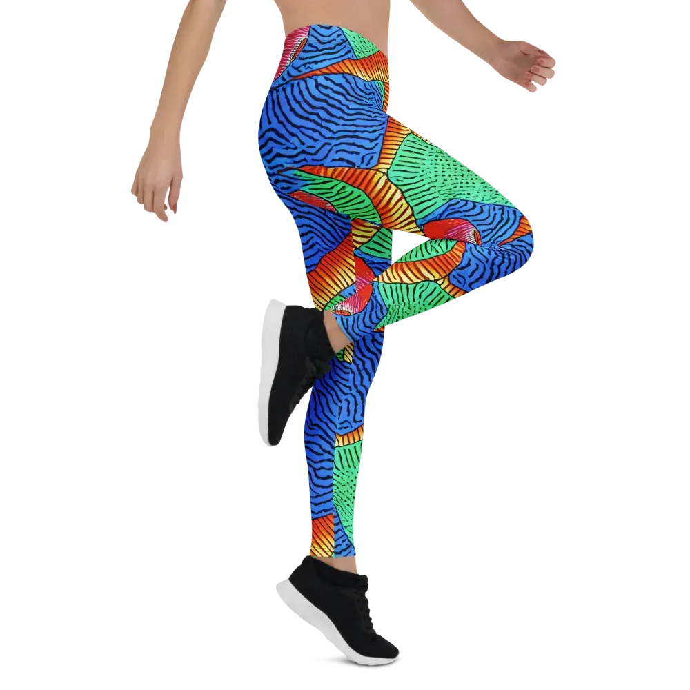 Molten Maze on Leggings — Right
