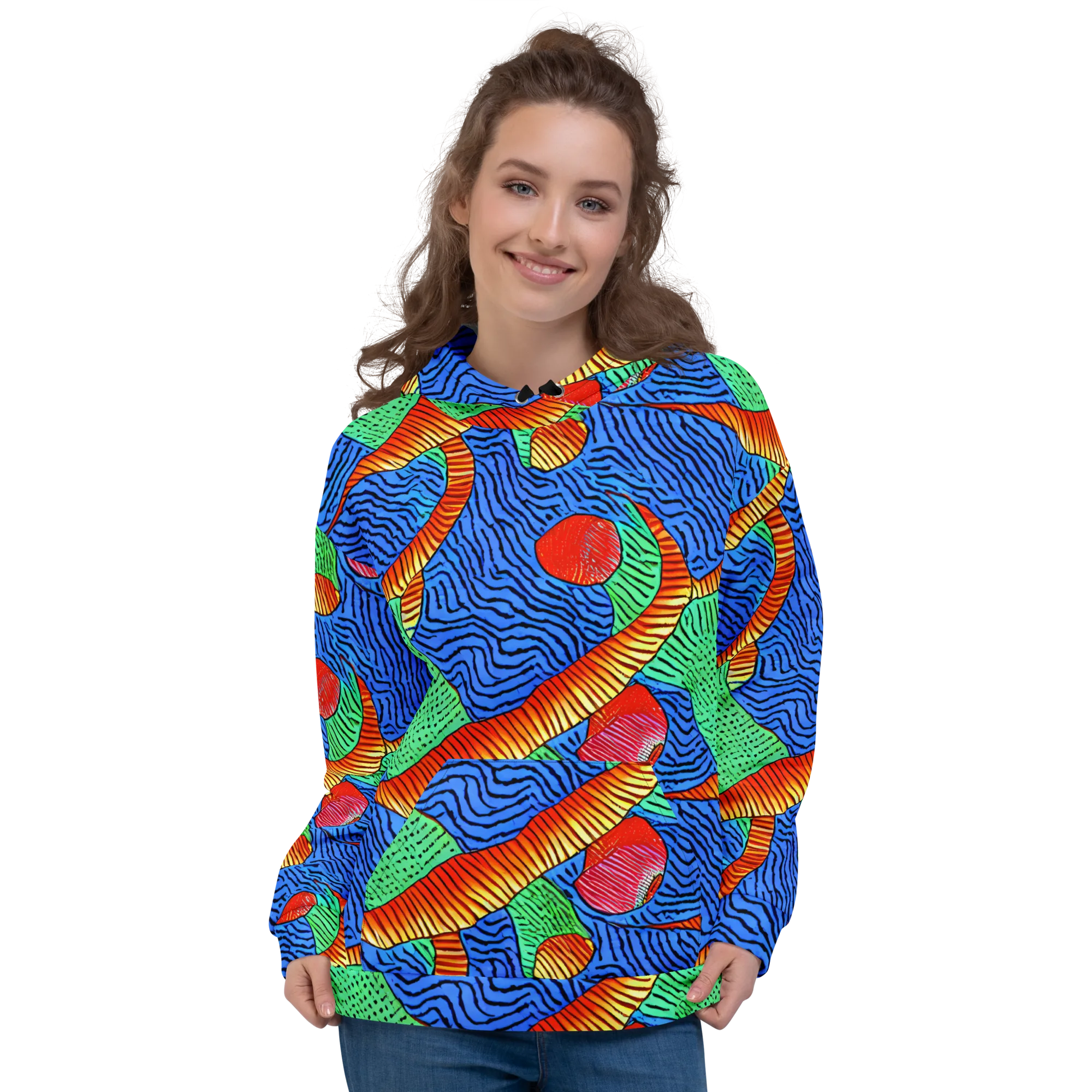 Molten Maze on Hoodie — Front