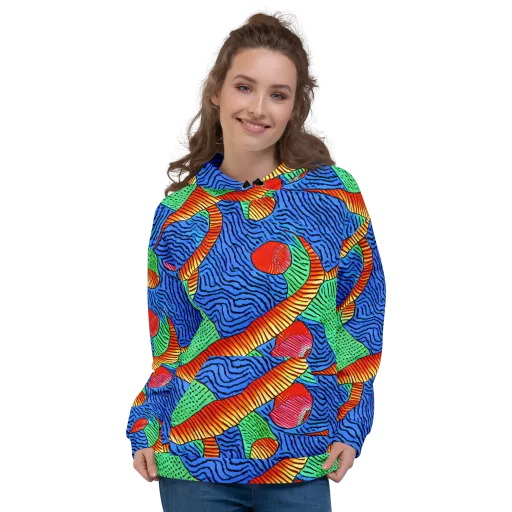 Molten Maze on a Hoodie