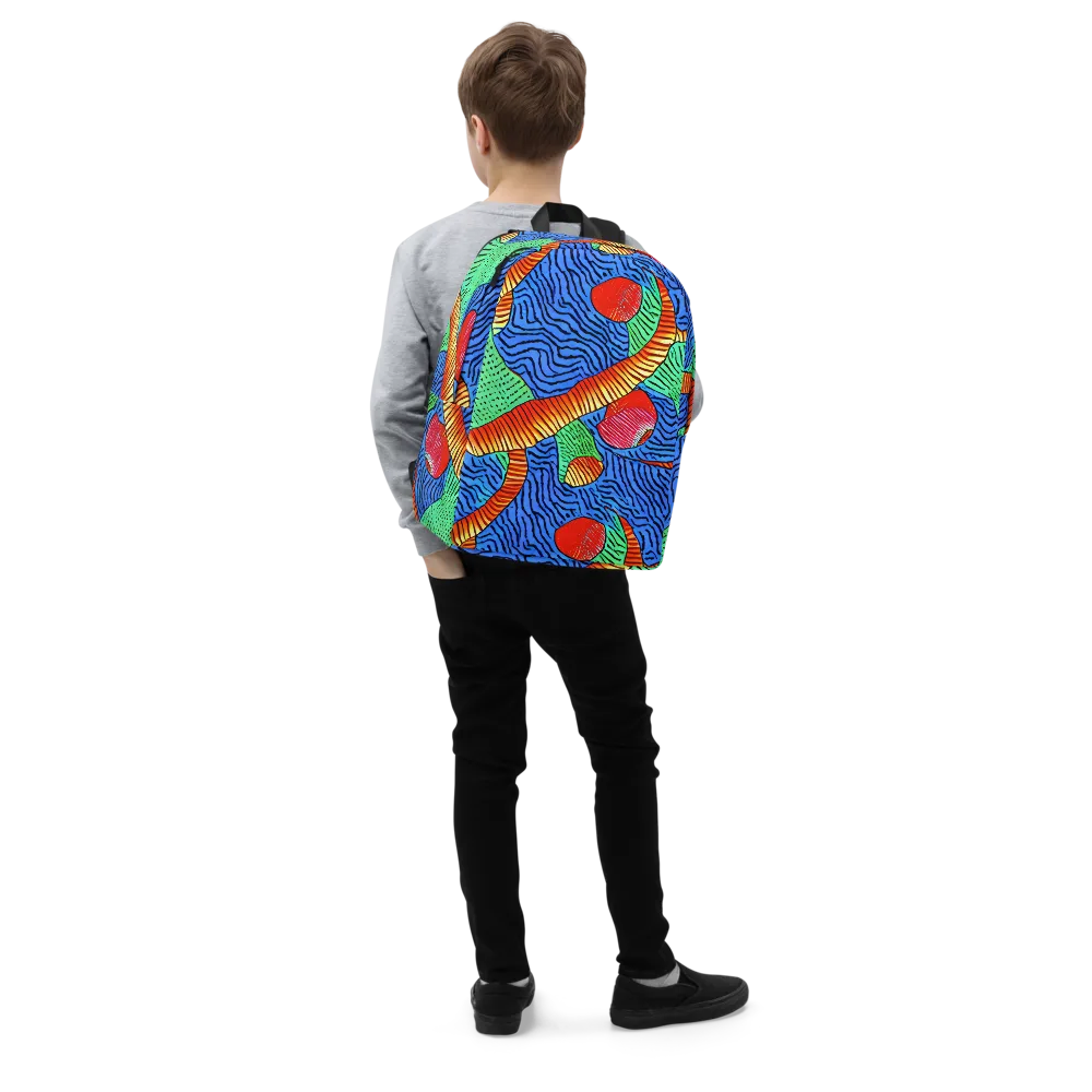 Molten Maze on Minimalist Backpack — Right Front