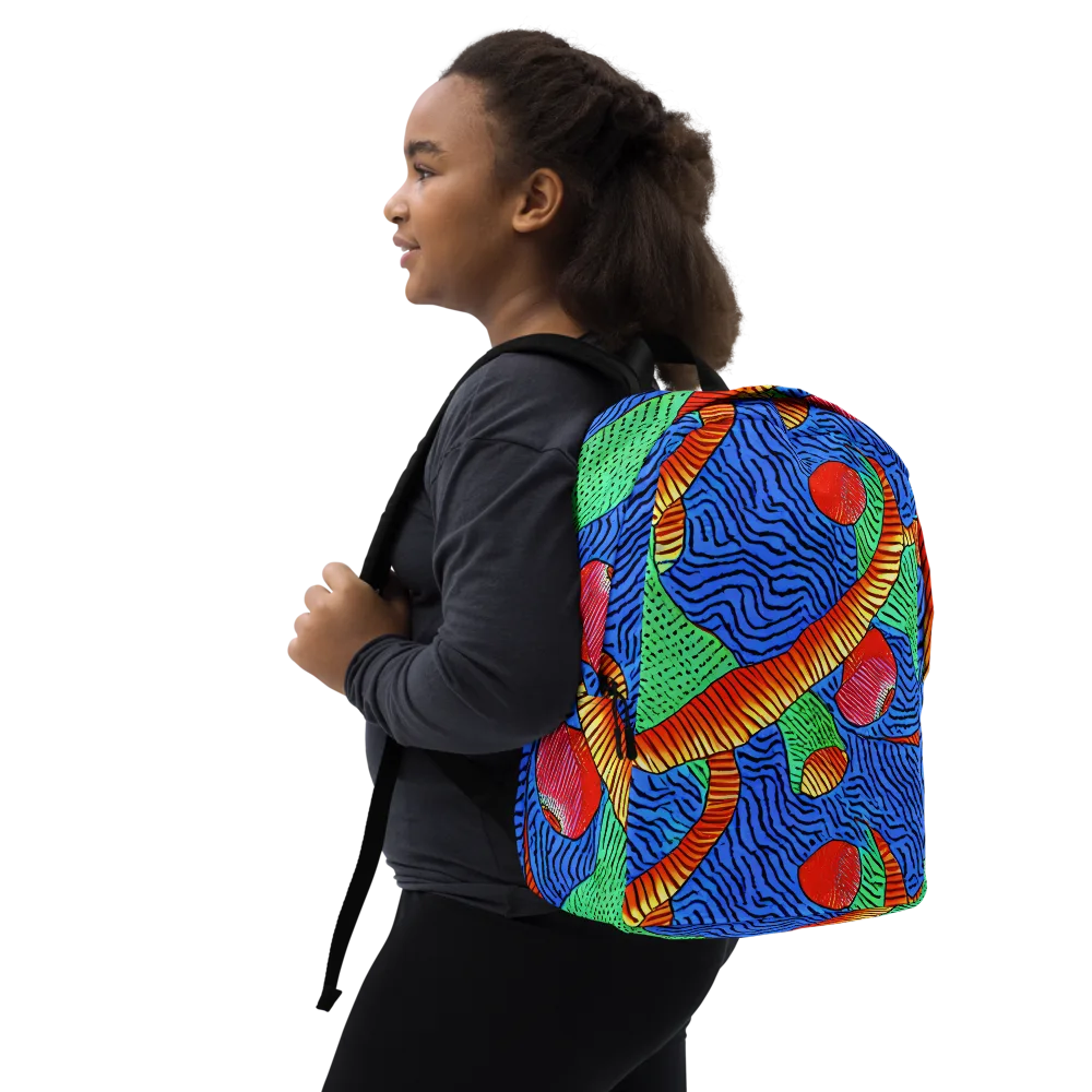 Molten Maze on Minimalist Backpack — Right Front