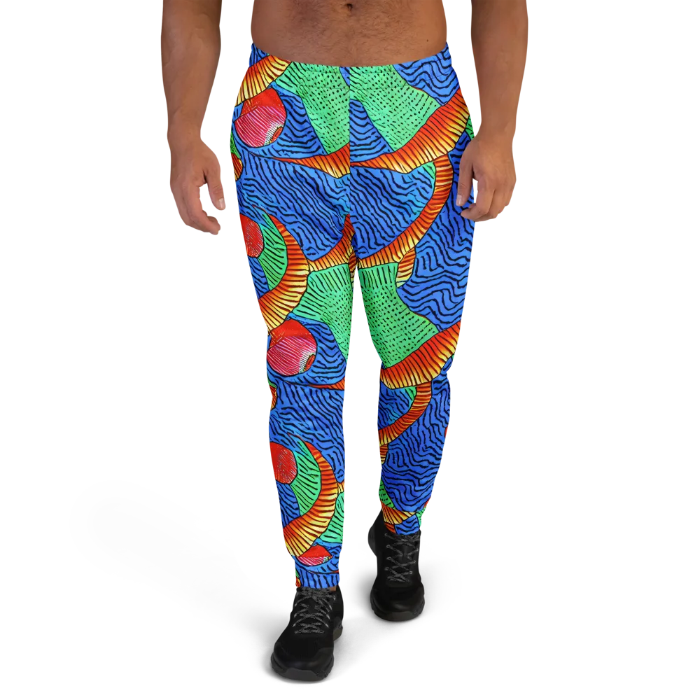 Molten Maze on Men's Joggers — Front