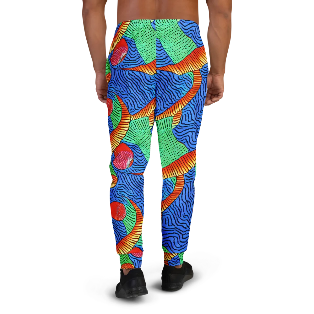 Molten Maze on Men's Joggers — Back