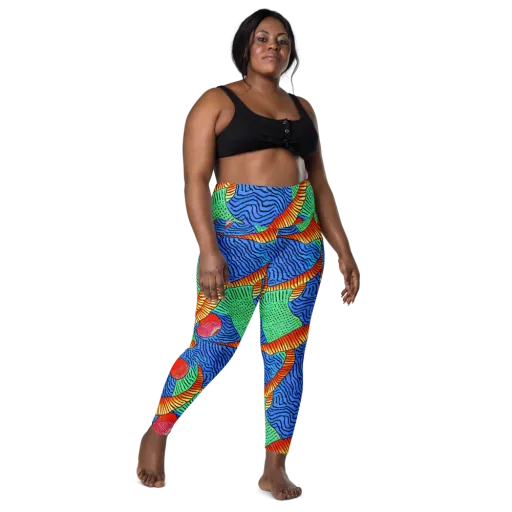 Molten Maze on a Leggings with Pockets