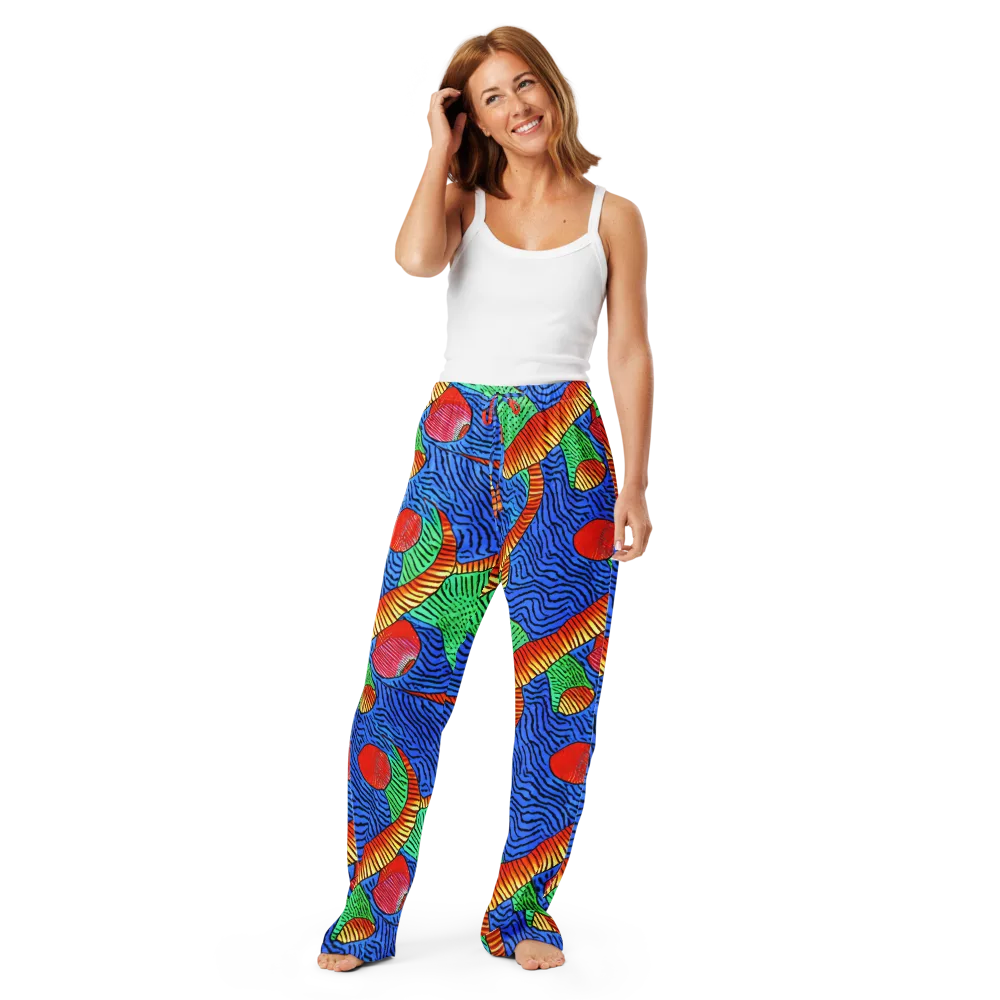 Molten Maze on Women's Pajama Pants — Front