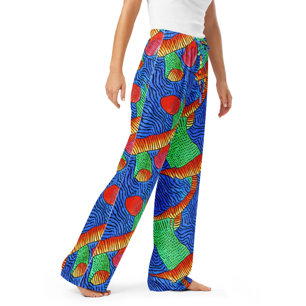 Molten Maze on Women's Pajama Pants — Right Front