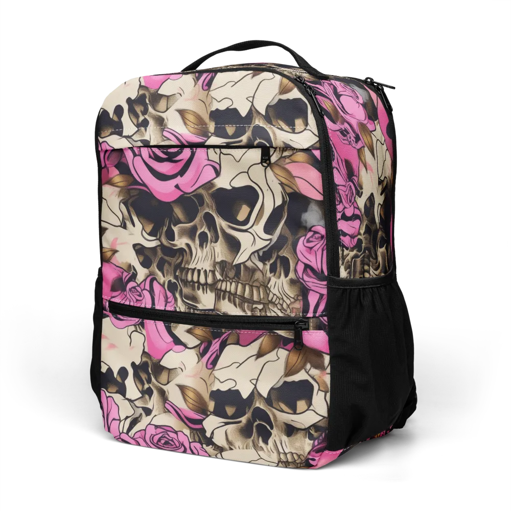 Rosebone Riot on Utility Backpack — Left Front