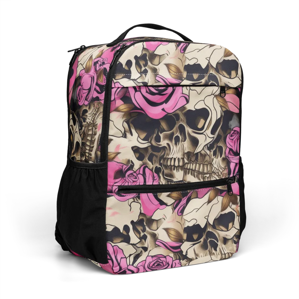 Rosebone Riot on Utility Backpack — Right Front