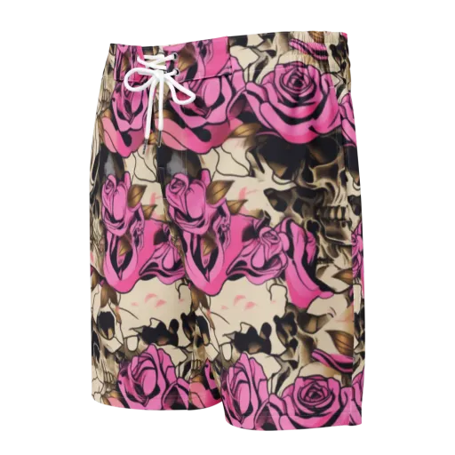 Rosebone Riot on a Men's Board Shorts