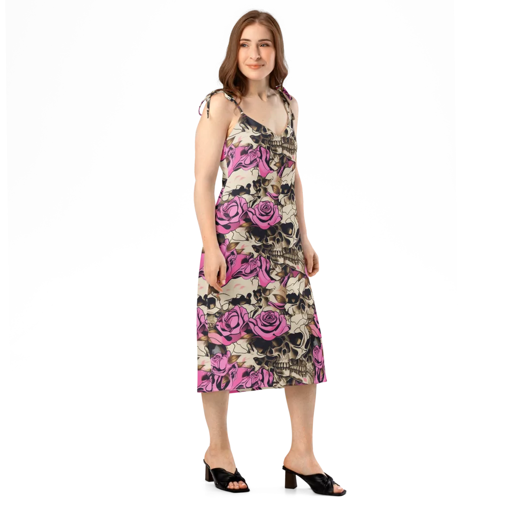 Rosebone Riot on Slip Dress — Right Front
