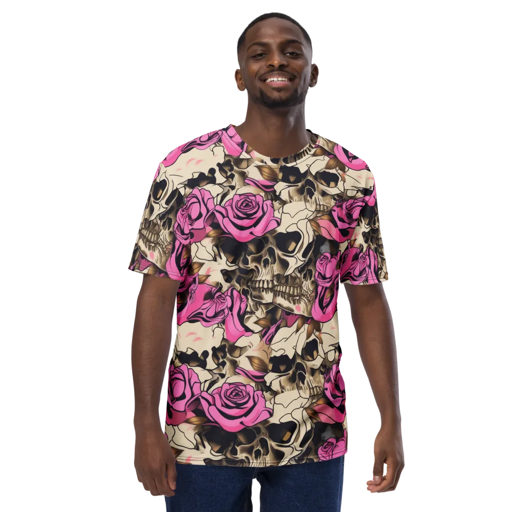 Rosebone Riot on Men's Crew Neck T-Shirt — Front