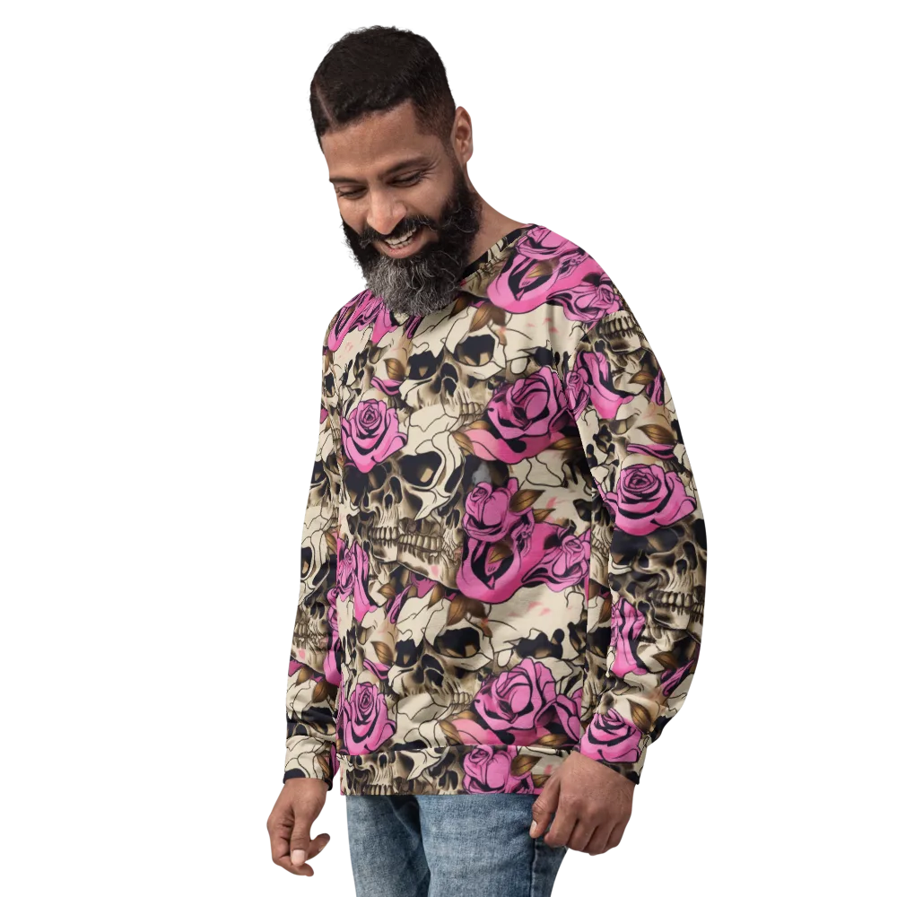 Rosebone Riot on Sweatshirt — Left Front