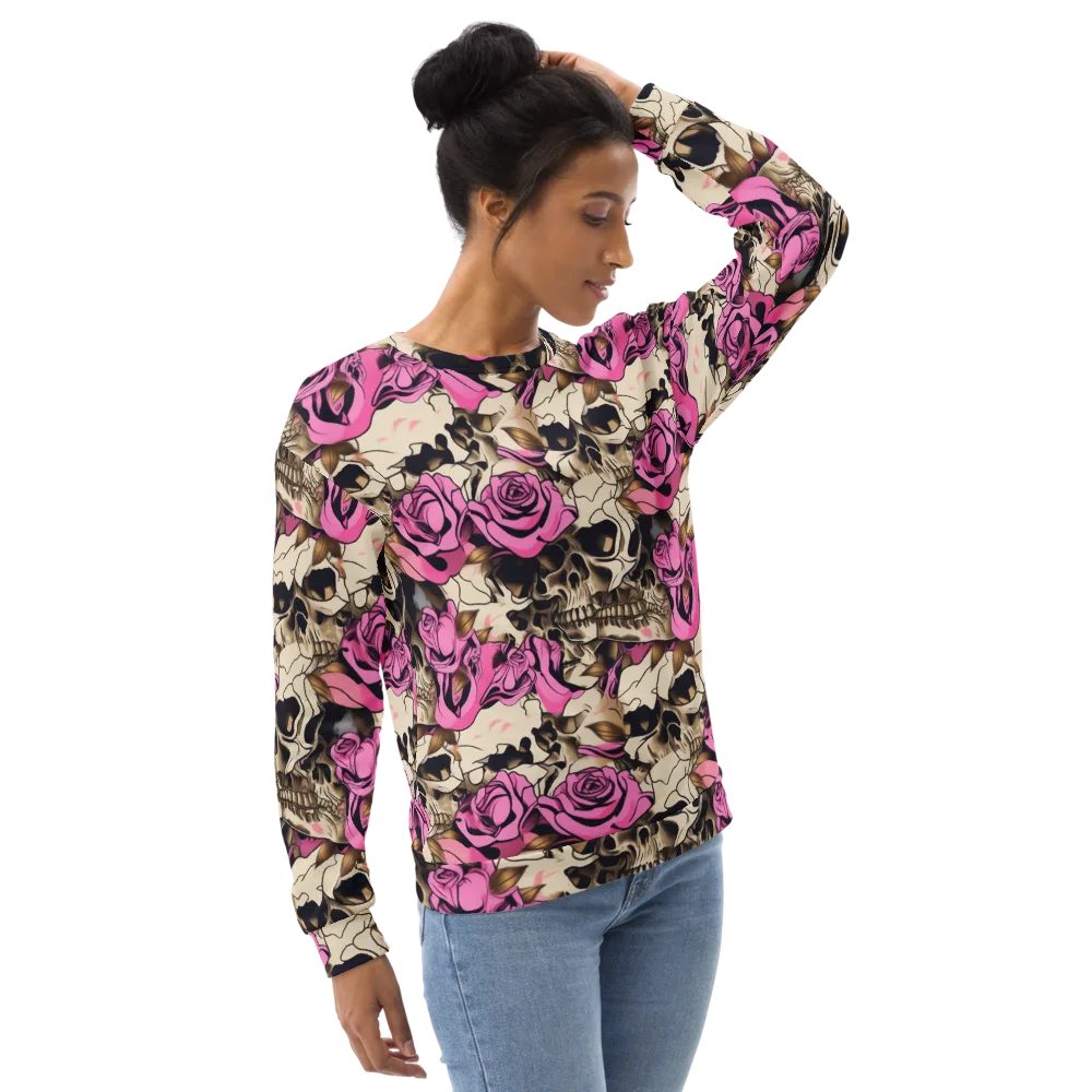 Rosebone Riot on Sweatshirt — Right Front