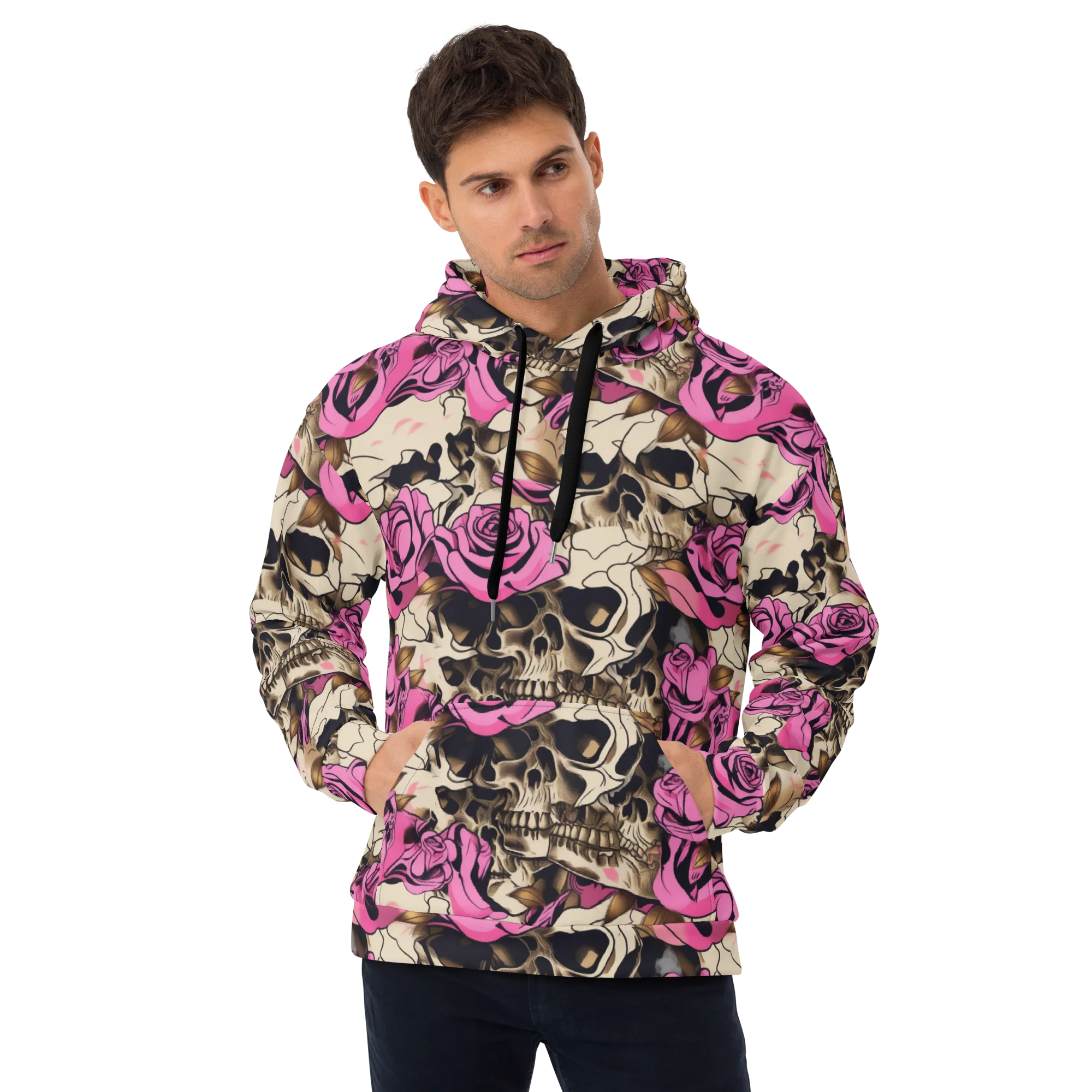 Rosebone Riot on Hoodie — Front