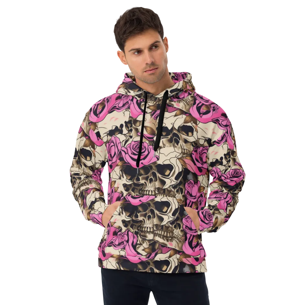 Rosebone Riot on Hoodie — Front