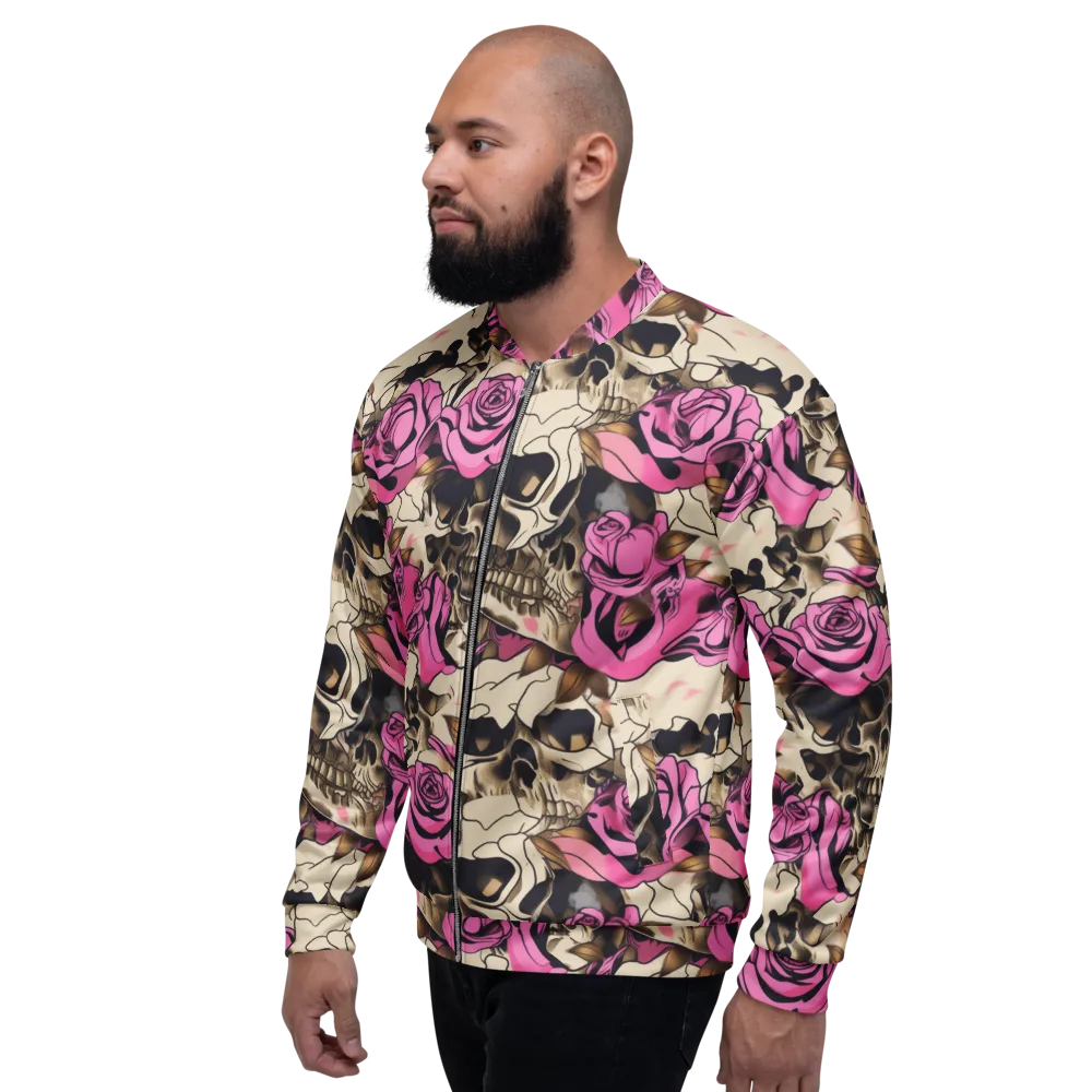 Rosebone Riot on Bomber Jacket — Left