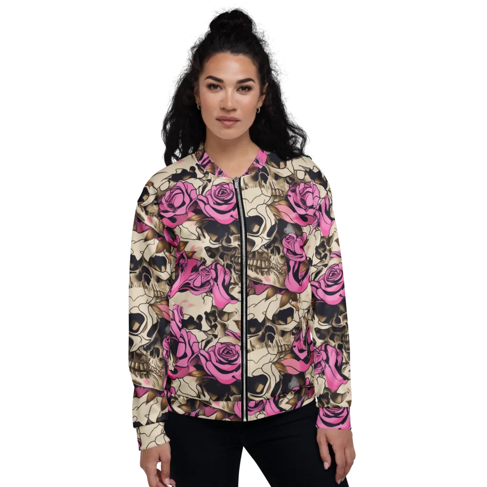 Rosebone Riot on Bomber Jacket — Front