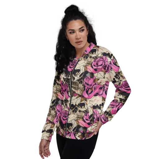 Rosebone Riot on a Bomber Jacket