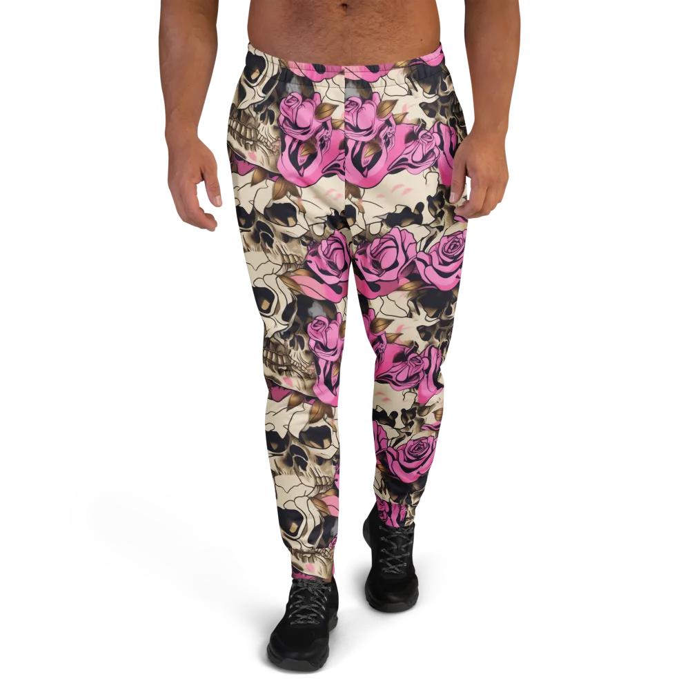Rosebone Riot on Men's Joggers — Front