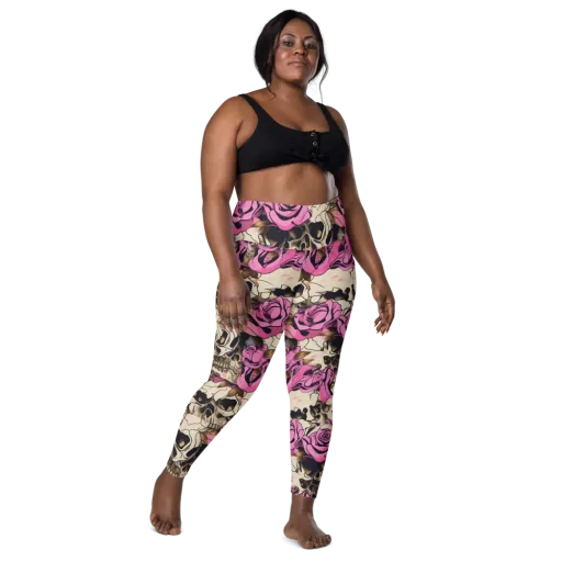 Rosebone Riot on a Leggings with Pockets