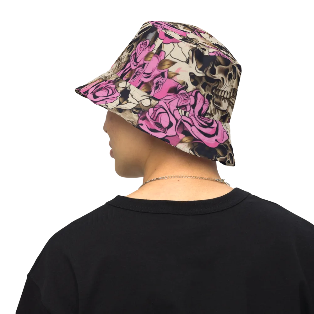 Rosebone Riot on Reversible Bucket Hat — Back Inside