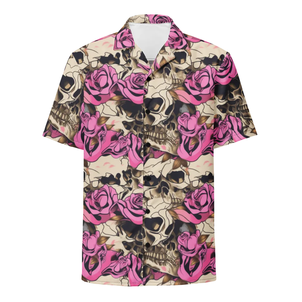 Rosebone Riot on Button Shirt — Front