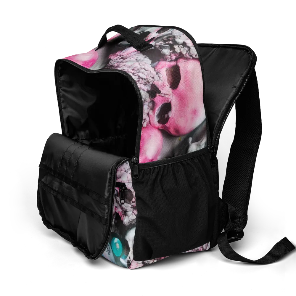Candy Skull Garden on Utility Backpack — Product details 2