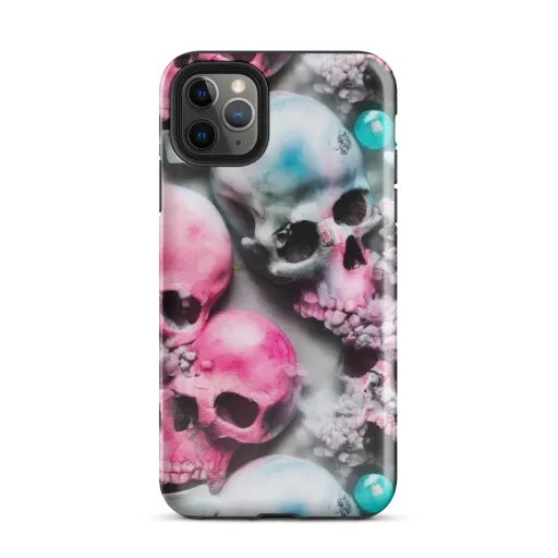Candy Skull Garden on a Tough Case for iPhone®