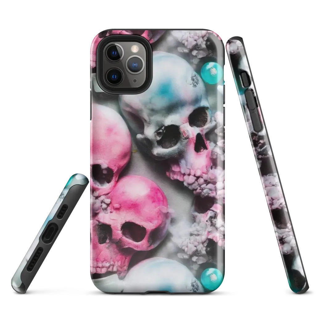 Candy Skull Garden on Tough Case for iPhone® — Front