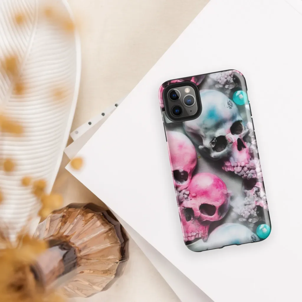 Candy Skull Garden on Tough Case for iPhone® — Front
