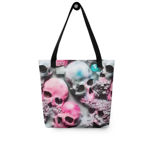 Candy Skull Garden on a Tote Bag