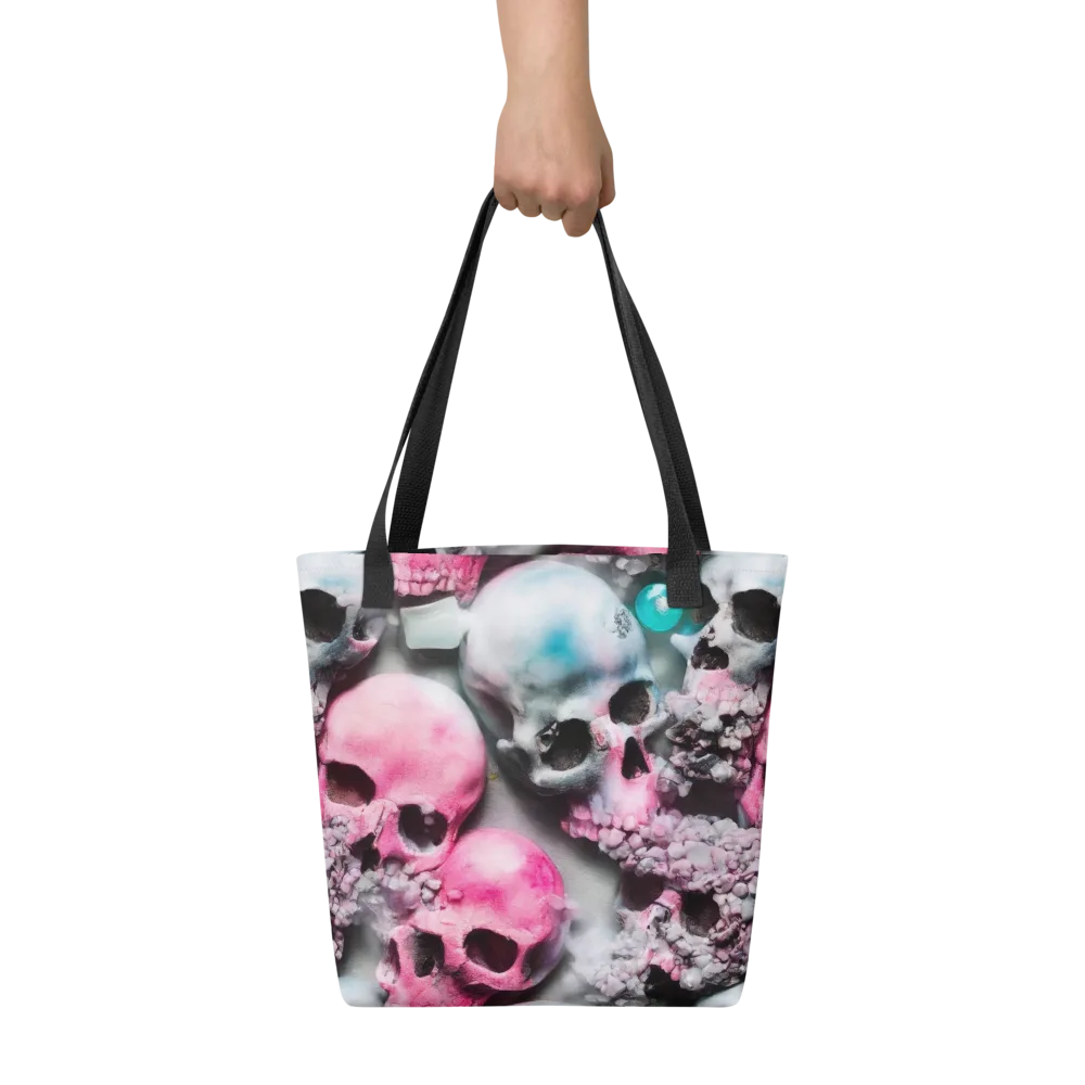 Candy Skull Garden on Tote Bag — Front