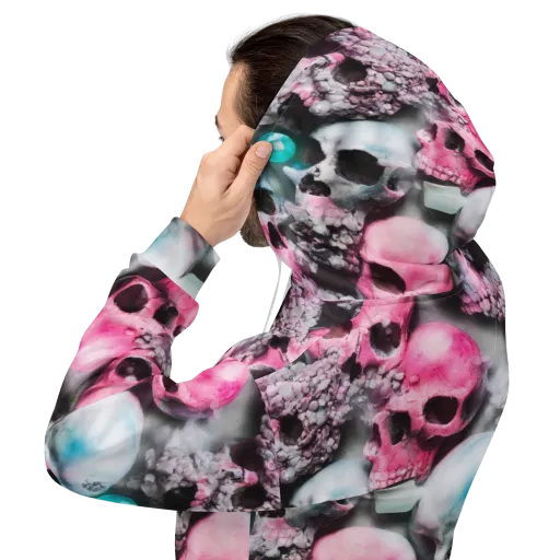 Candy Skull Garden on a Hoodie