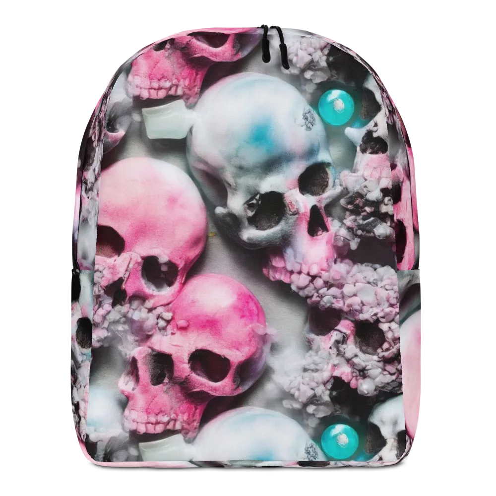 Candy Skull Garden on Minimalist Backpack — Front