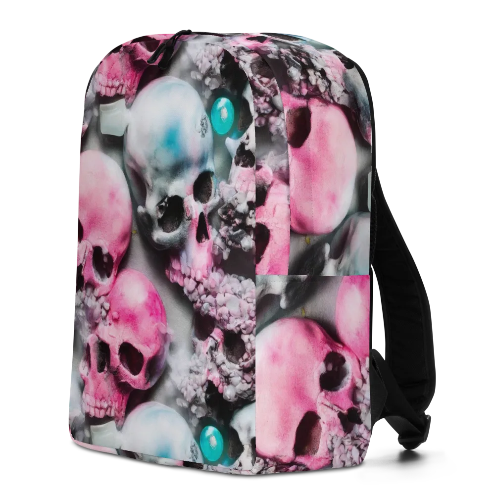 Candy Skull Garden on Minimalist Backpack — Left