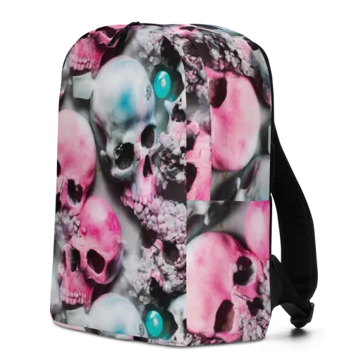 Candy Skull Garden on a Minimalist Backpack