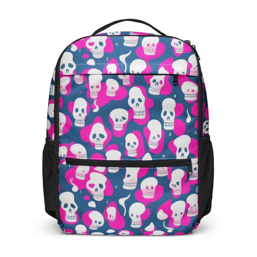 Pink Requiem on Utility Backpack — Front