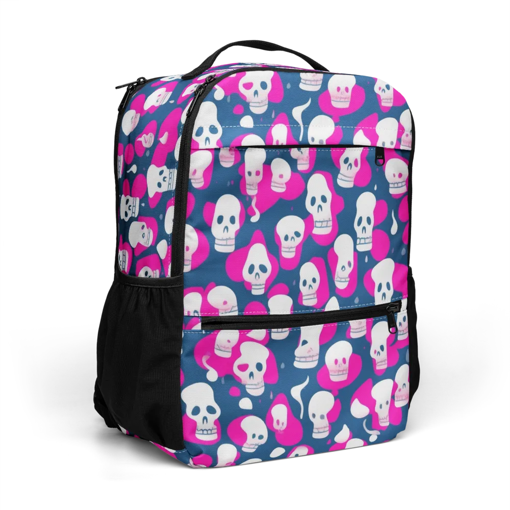 Pink Requiem on Utility Backpack — Right Front