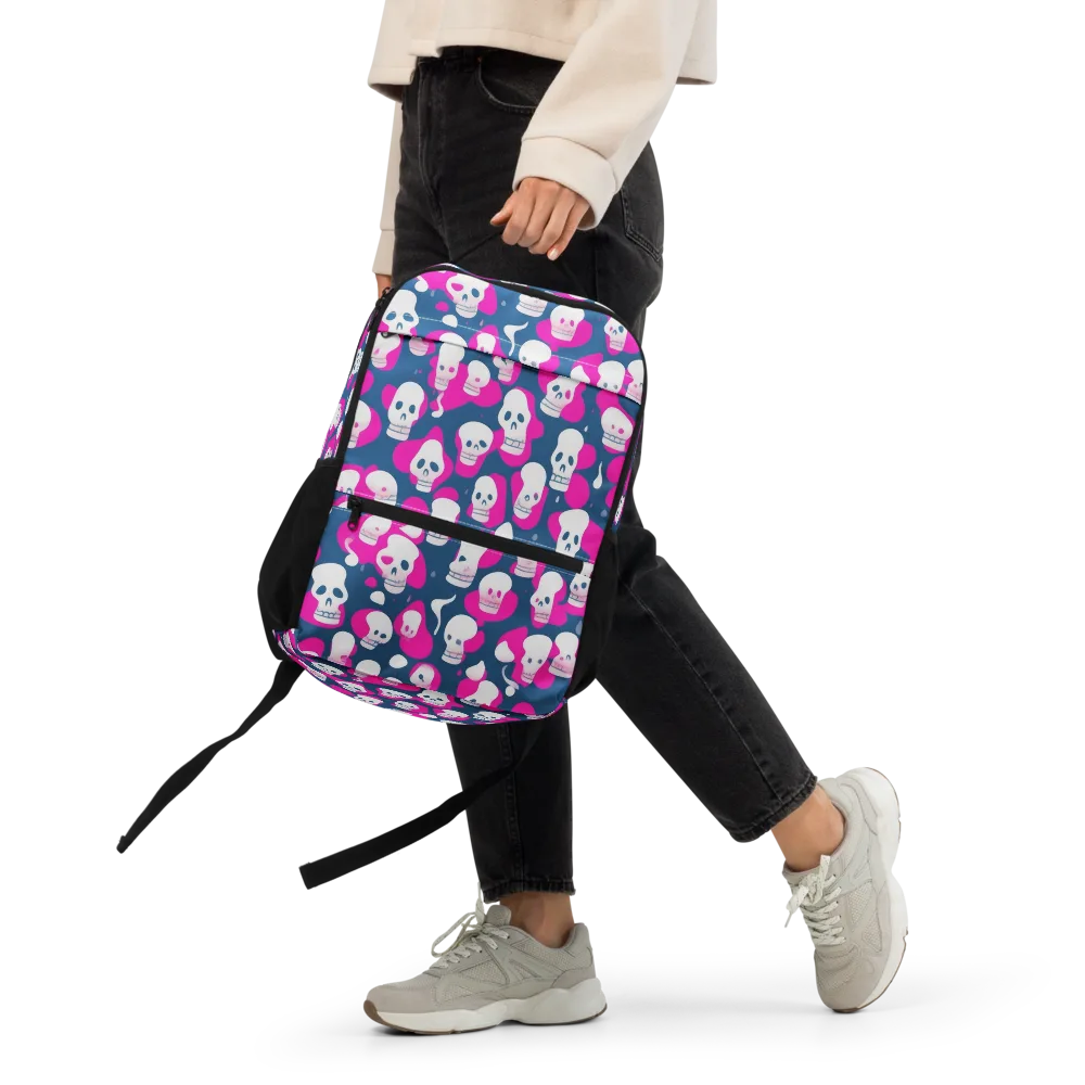Pink Requiem on Utility Backpack — Front
