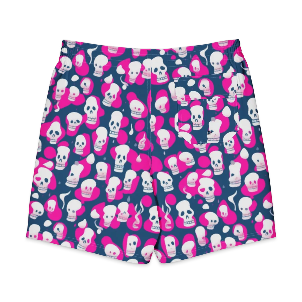 Pink Requiem on Men's Board Shorts — Back