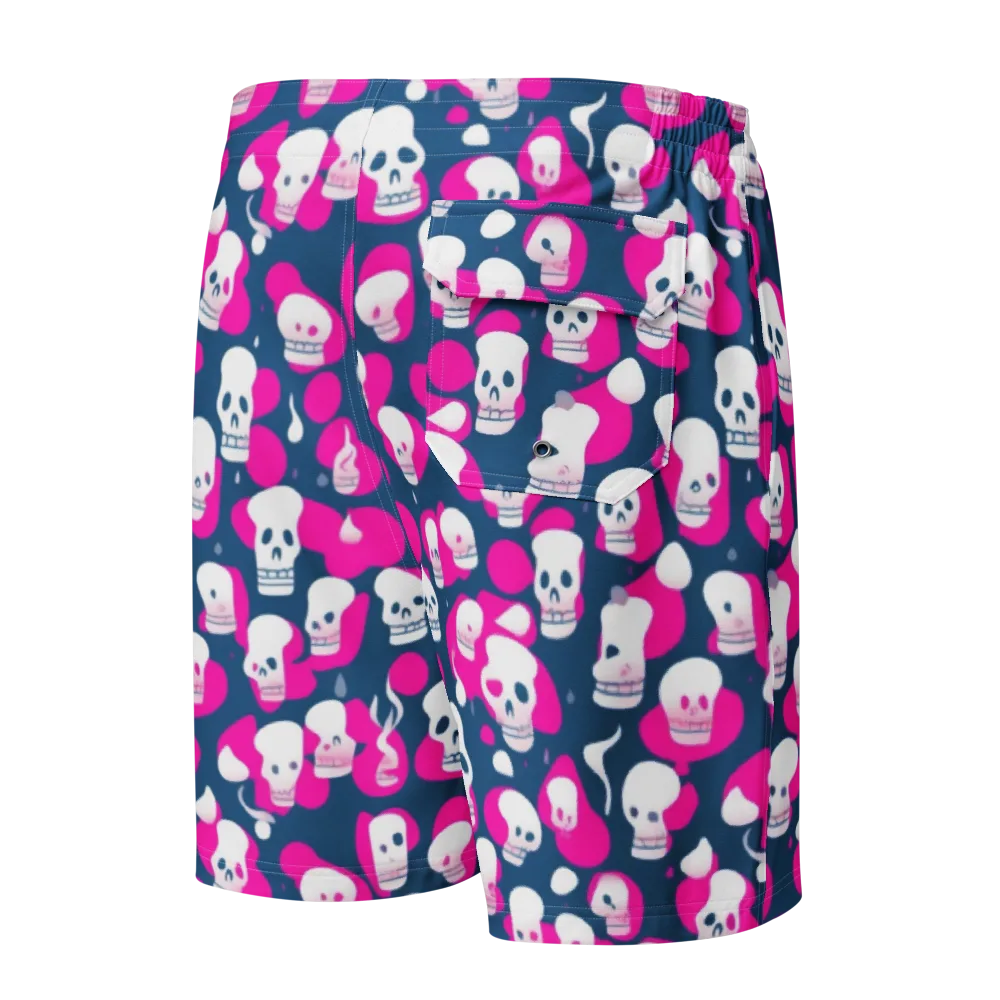 Pink Requiem on Men's Board Shorts — Back