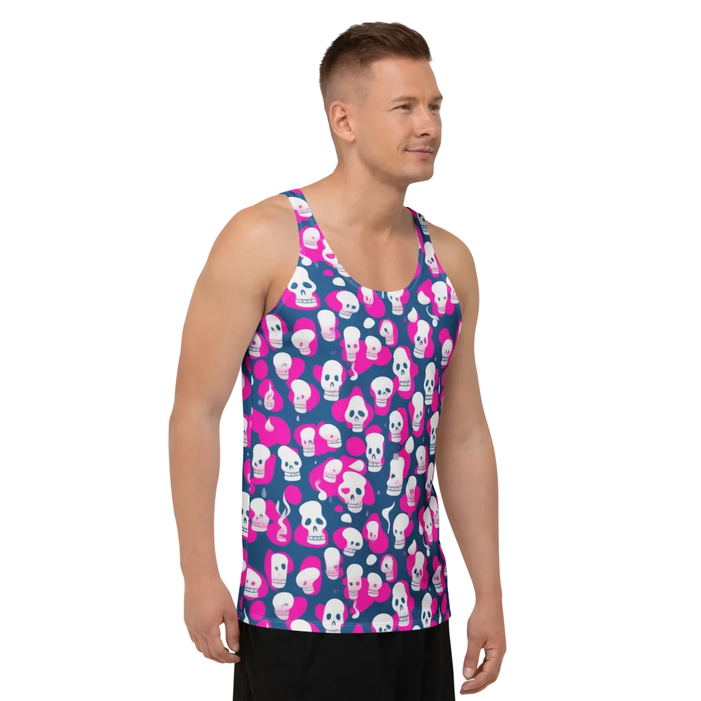 Pink Requiem on Men's Tank Top — Right Front