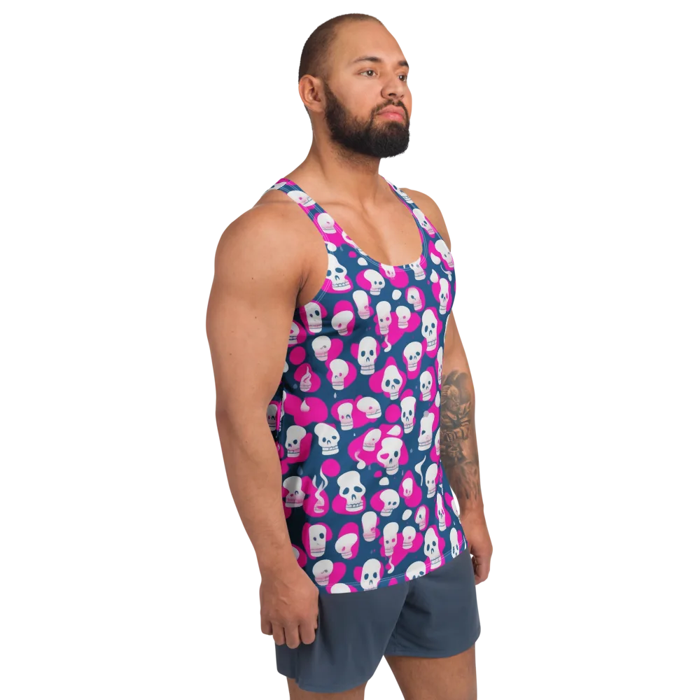 Pink Requiem on Men's Tank Top — Right Front
