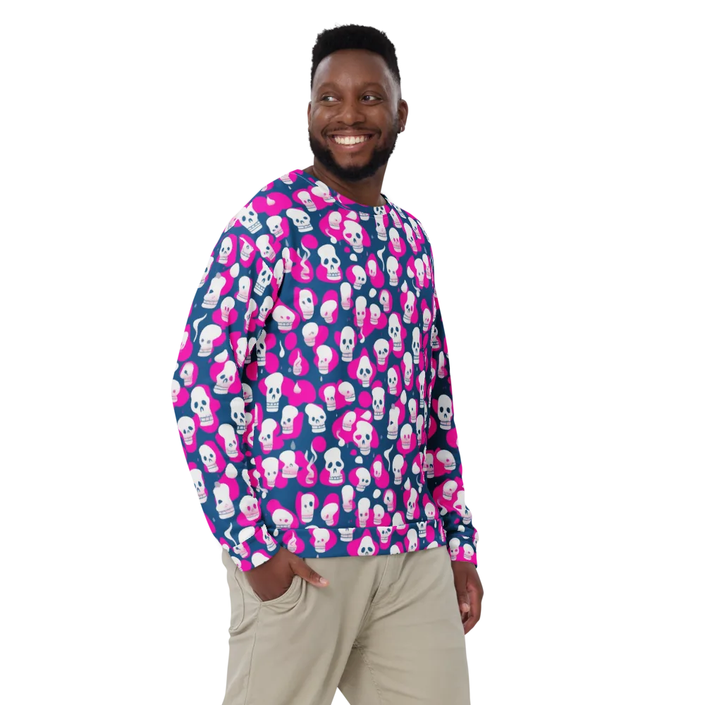 Pink Requiem on Sweatshirt — Front